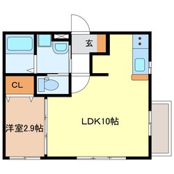 NOBLE Ⅰの物件間取画像